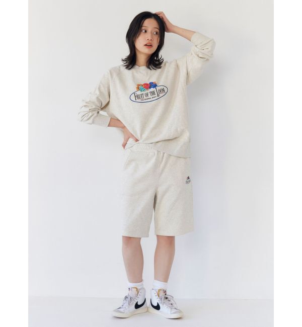 Ungrid「FRUIT OF THE LOOM別注 ロゴスウェットハーフパンツ」|その他|