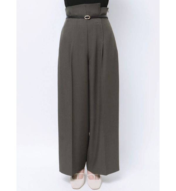 LAGUNAMOON「バイカラーベルトパンツ」|その他|