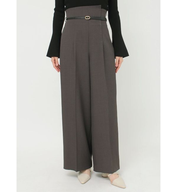 LAGUNAMOON「バイカラーベルトパンツ」|その他|