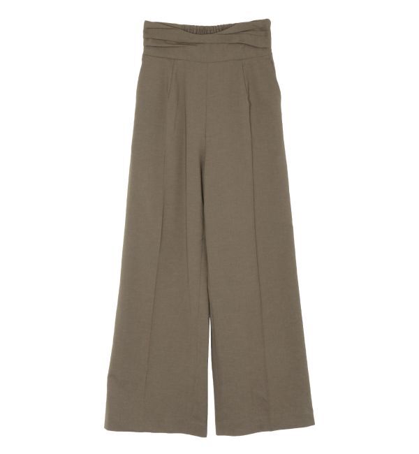 LAGUNAMOON「ウエストタッククロスパンツ」|その他|グレー