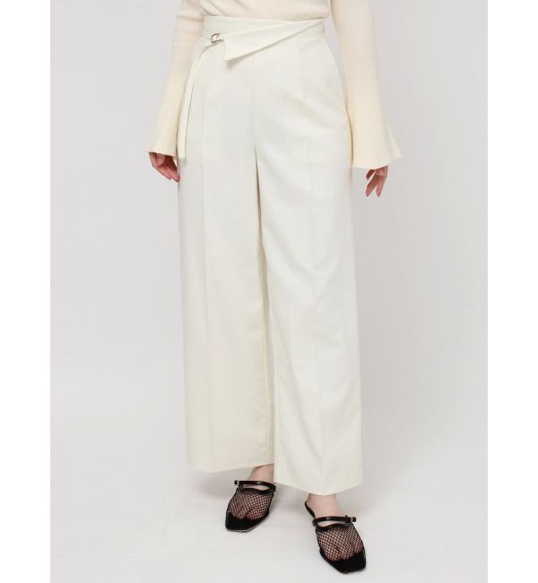LAGUNAMOON「ウエストアシンメトリーラペルパンツ」|その他|