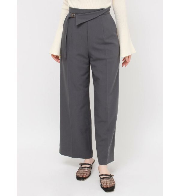 LAGUNAMOON「ウエストアシンメトリーラペルパンツ」|その他|