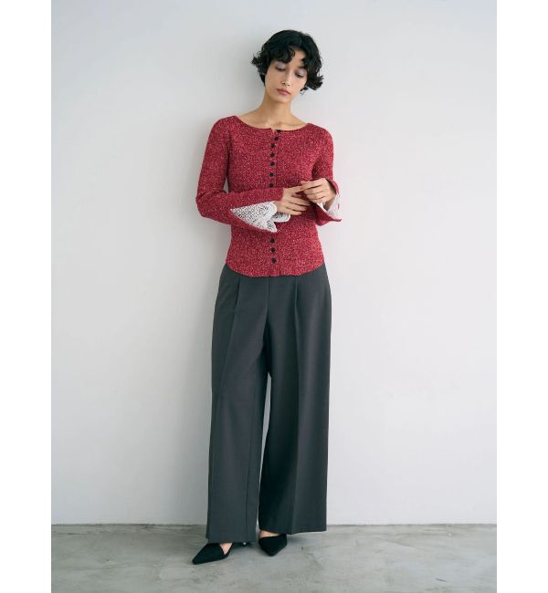 LAGUNAMOON「バイカラーベルトパンツ」|その他|