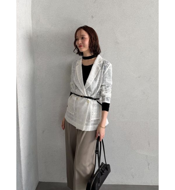 LAGUNAMOON「バイカラーベルトパンツ」|その他|