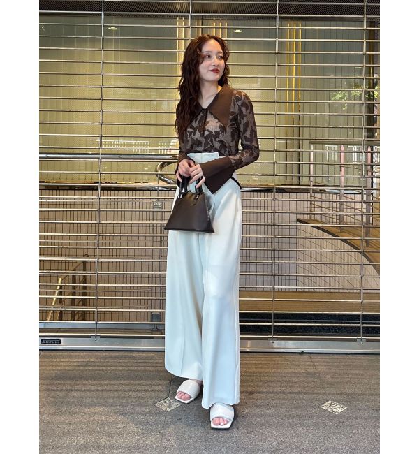 LAGUNAMOON「バイカラーベルトパンツ」|その他|