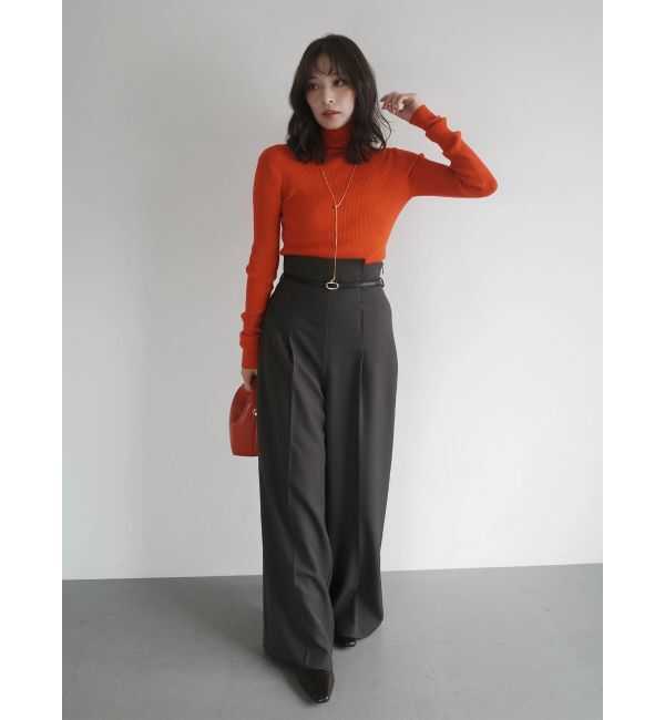 LAGUNAMOON「バイカラーベルトパンツ」|その他|