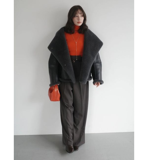 LAGUNAMOON「バイカラーベルトパンツ」|その他|