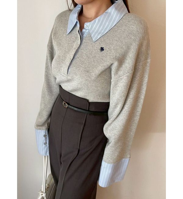 LAGUNAMOON「バイカラーベルトパンツ」|その他|