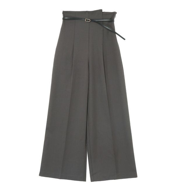 LAGUNAMOON「バイカラーベルトパンツ」|その他|