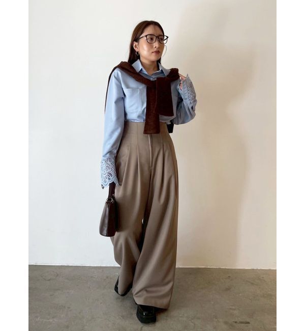 LAGUNAMOON「2タックワイドパンツ」|その他|