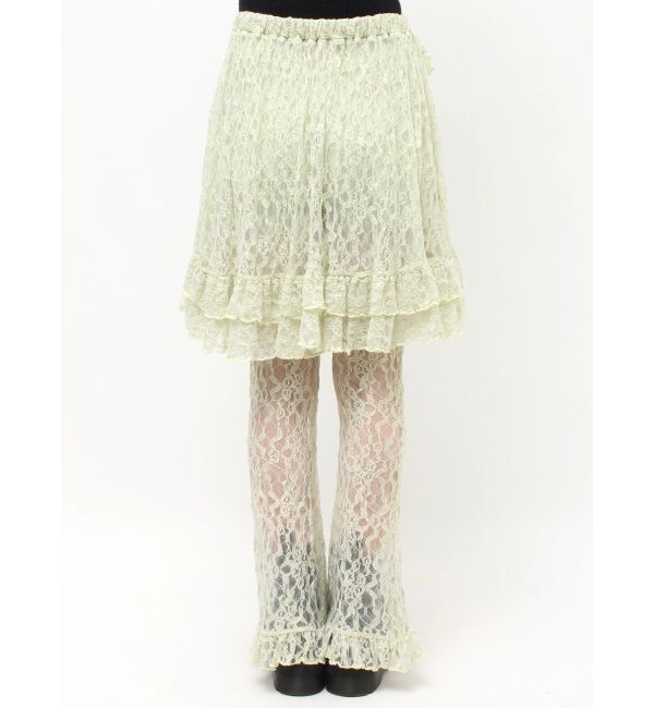 jouetie「レースフリルレイヤードフレアパンツ」|その他|