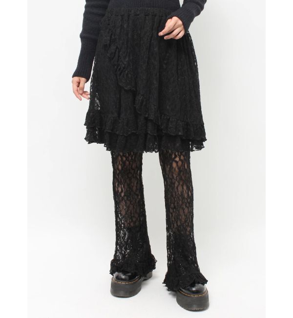 jouetie「レースフリルレイヤードフレアパンツ」|その他|