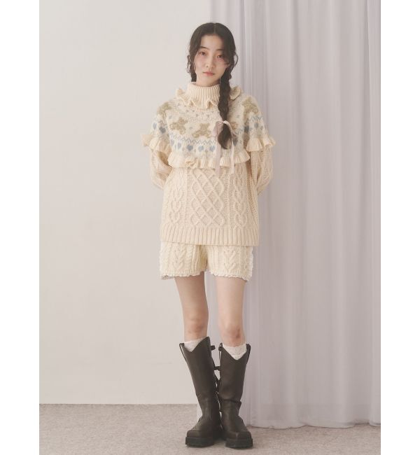 merry jenny「frill knit shortpants」|その他|