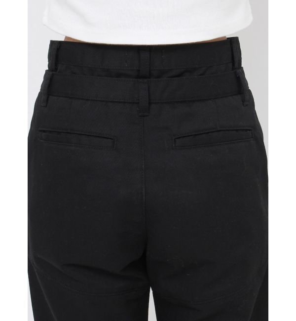 GYDA「WウエストThighs ZIPフレアパンツ」|その他|