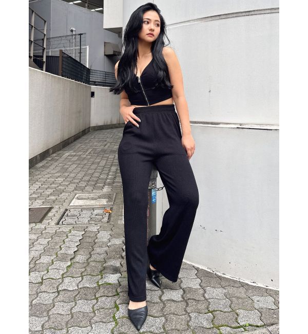 GYDA「リップルプリーツリラックスワイドパンツ【SETUP着用可】」|その他|