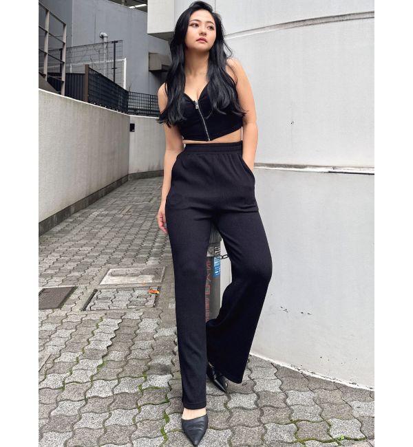 GYDA「リップルプリーツリラックスワイドパンツ【SETUP着用可】」|その他|