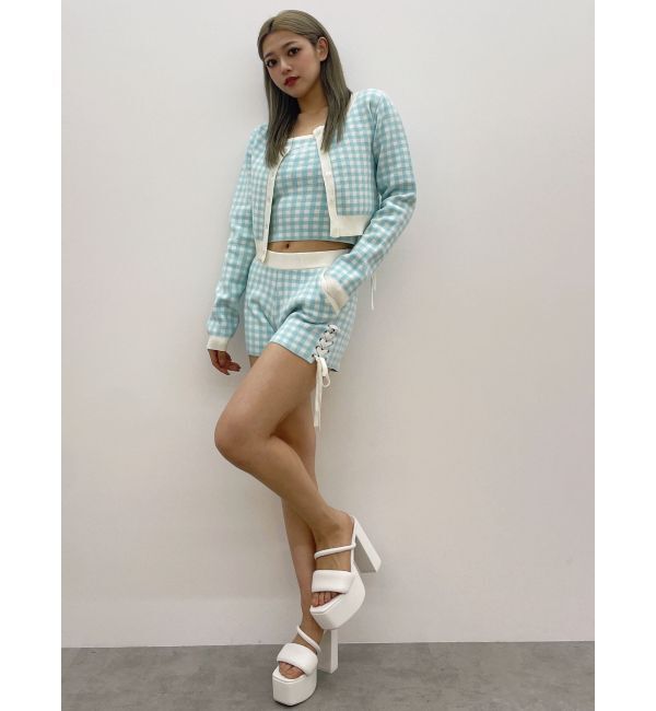 GYDA「サイドレースアップニットショートパンツ【SETUP着用可】」|その他|