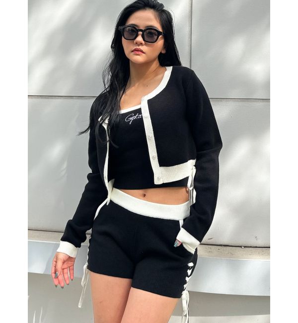 GYDA「サイドレースアップニットショートパンツ【SETUP着用可】」|その他|