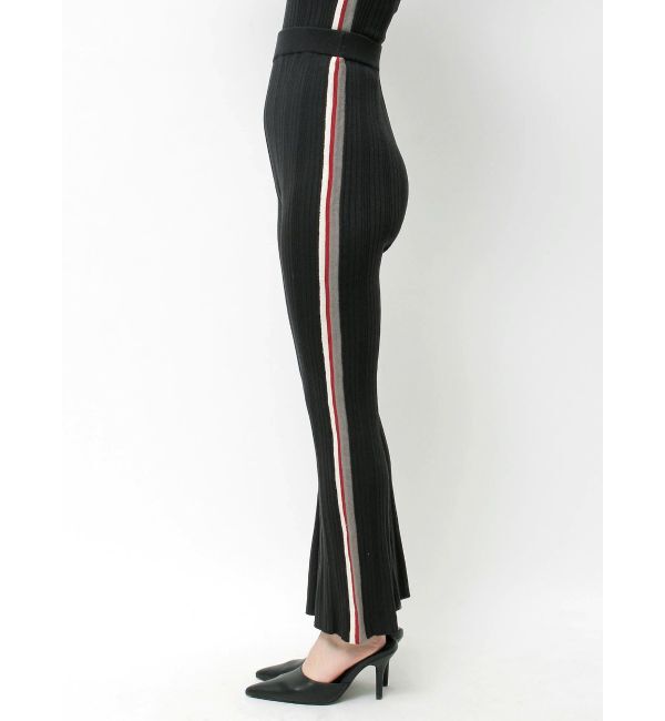 GYDA「サイドラインフレアニットパンツ」|その他|