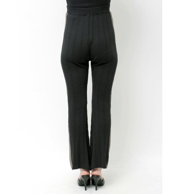 GYDA「サイドラインフレアニットパンツ」|その他|