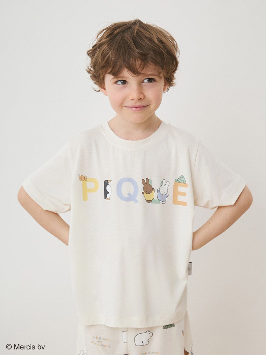 GELATO PIQUE KIDS & BABY「【Dick Bruna】【KIDS】【接触冷感】ワンポイントTシャツ」|ルームウェア|