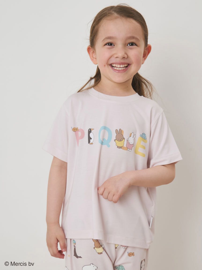 GELATO PIQUE KIDS & BABY「【Dick Bruna】【KIDS】【接触冷感】ワンポイントTシャツ」|ルームウェア|