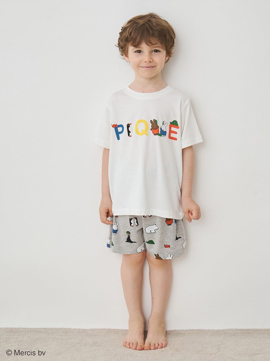 GELATO PIQUE KIDS & BABY「【Dick Bruna】【KIDS】【接触冷感】ワンポイントTシャツ」|ルームウェア|