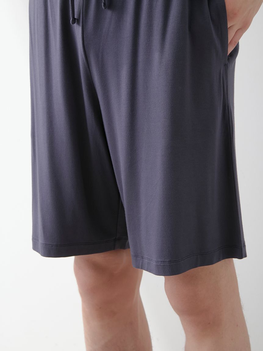 GELATO PIQUE HOMME「【HOMME】【接触冷感】カラーレーヨンロゴハーフパンツ」|その他|