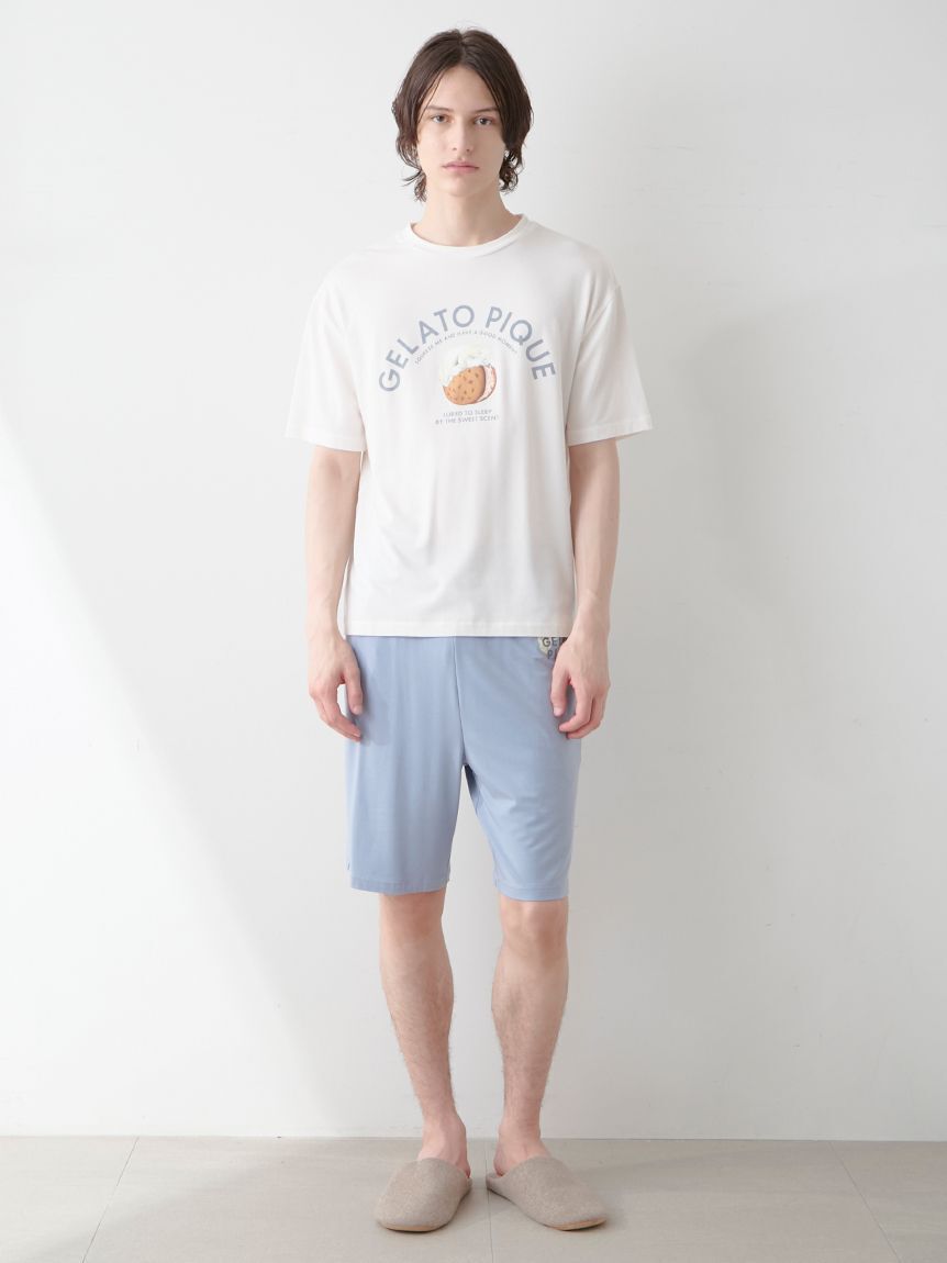 GELATO PIQUE HOMME「【HOMME】レーヨンクッキーアイスサンドハーフパンツ」|その他|