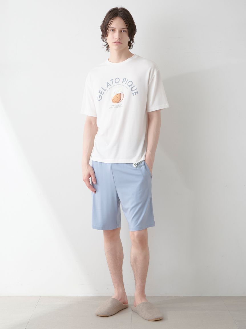 GELATO PIQUE HOMME「【HOMME】レーヨンクッキーアイスサンドハーフパンツ」|その他|