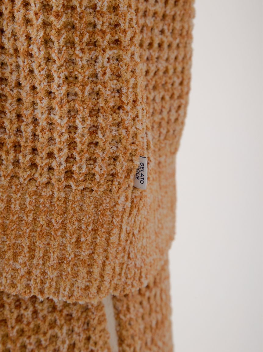 GELATO PIQUE HOMME「【HOMME】メランジワッフルベスト」|プルオーバー|