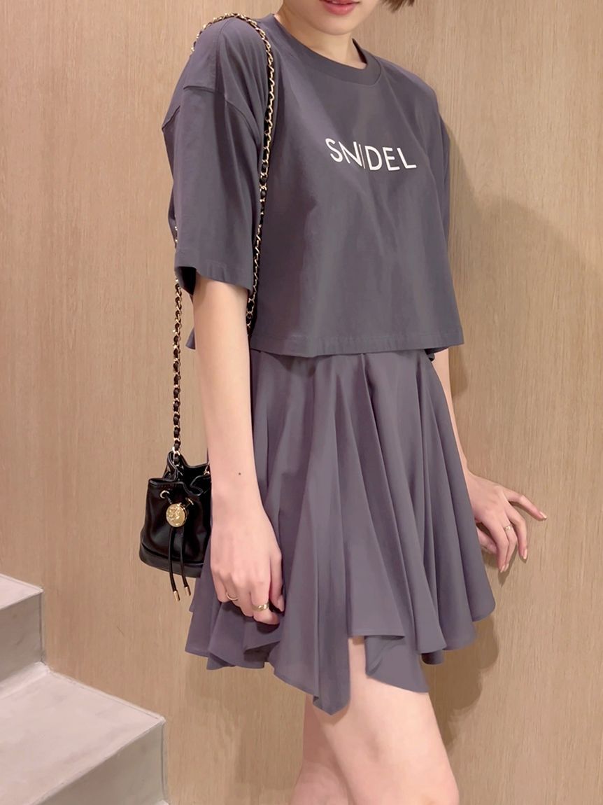 SNIDEL「SNIDELロゴTシャツ」|Tシャツ・カットソー|