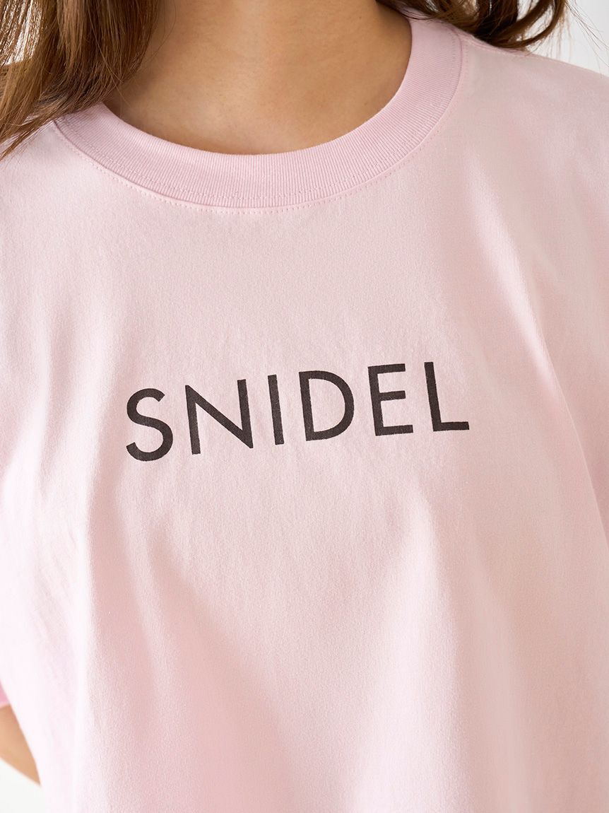 SNIDEL「SNIDELロゴTシャツ」|Tシャツ・カットソー|
