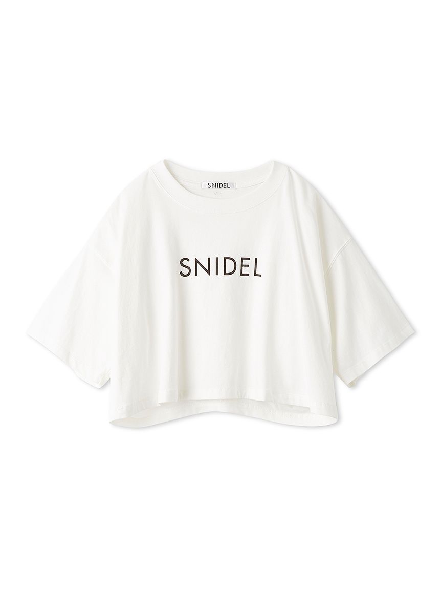 SNIDEL「SNIDELロゴTシャツ」|Tシャツ・カットソー|