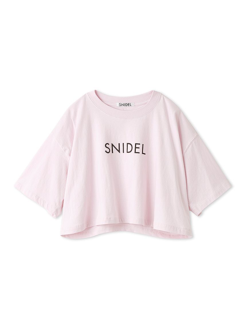 SNIDEL「SNIDELロゴTシャツ」|Tシャツ・カットソー|PNK