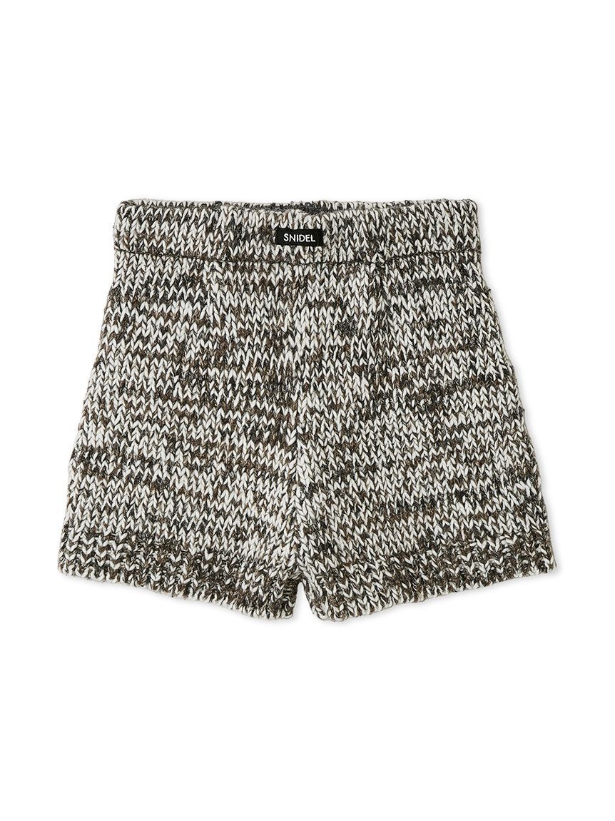 SNIDEL「ロービングニットショートパンツ」|その他|GRY