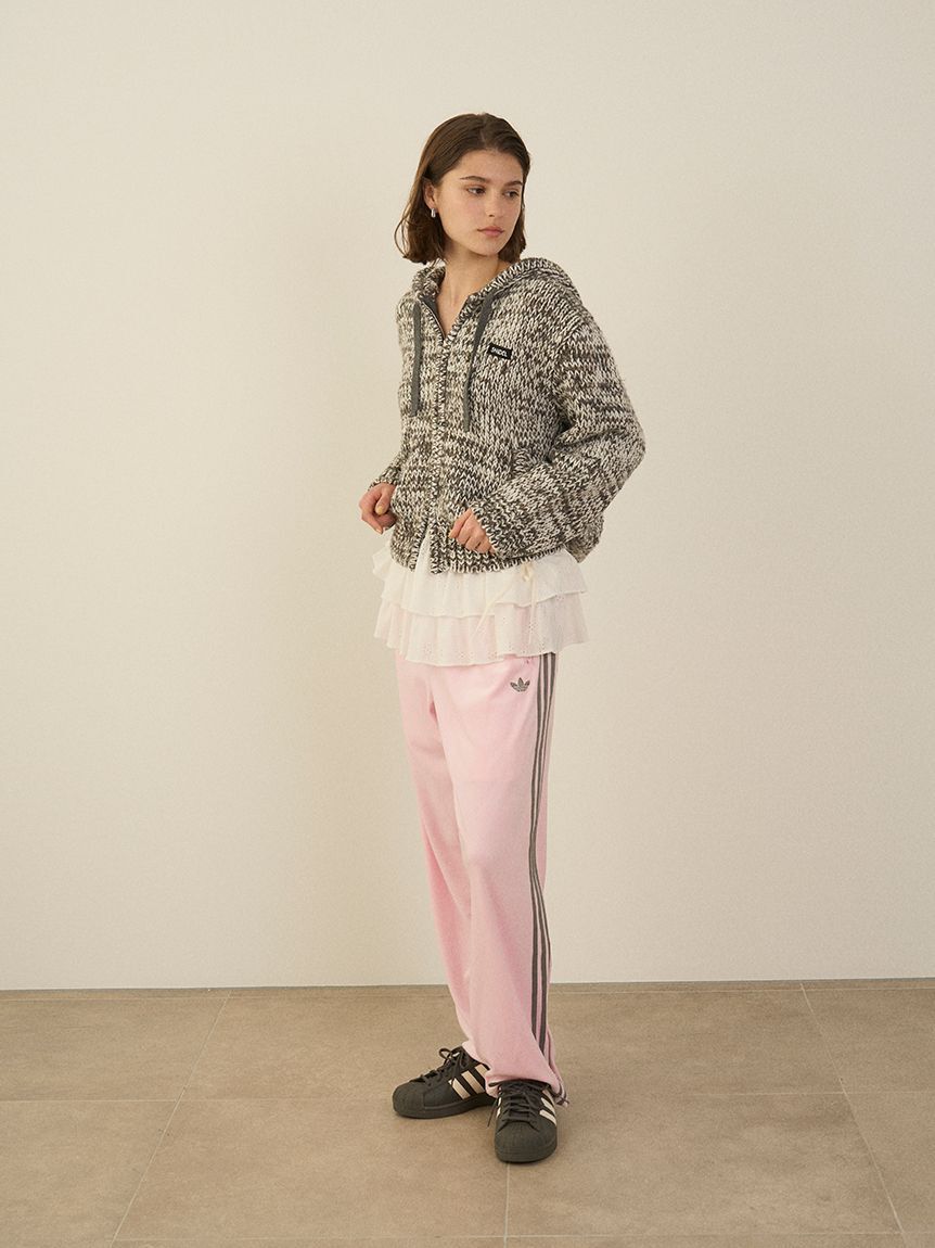 SNIDEL「ロービングニットフーディー」|ニット・セーター|