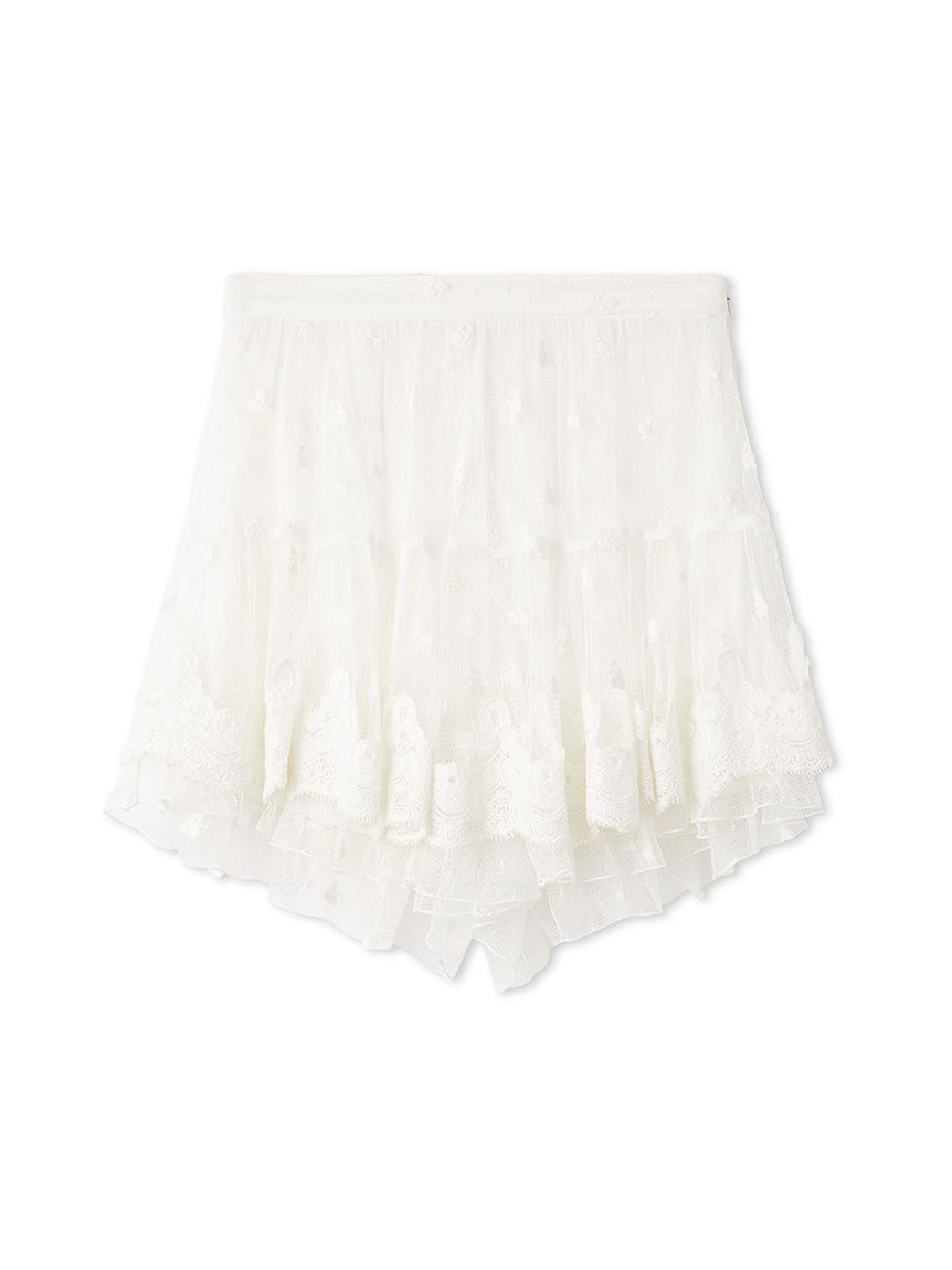 SNIDEL「チュールエンブロイダリースカショーパン」|その他|