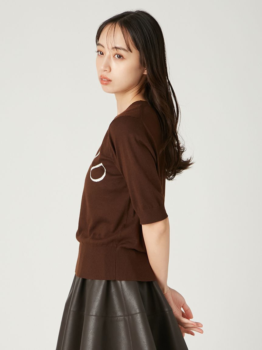 FRAY I.D「15thインターシャロゴニットプルオーバー」|ニット・セーター|