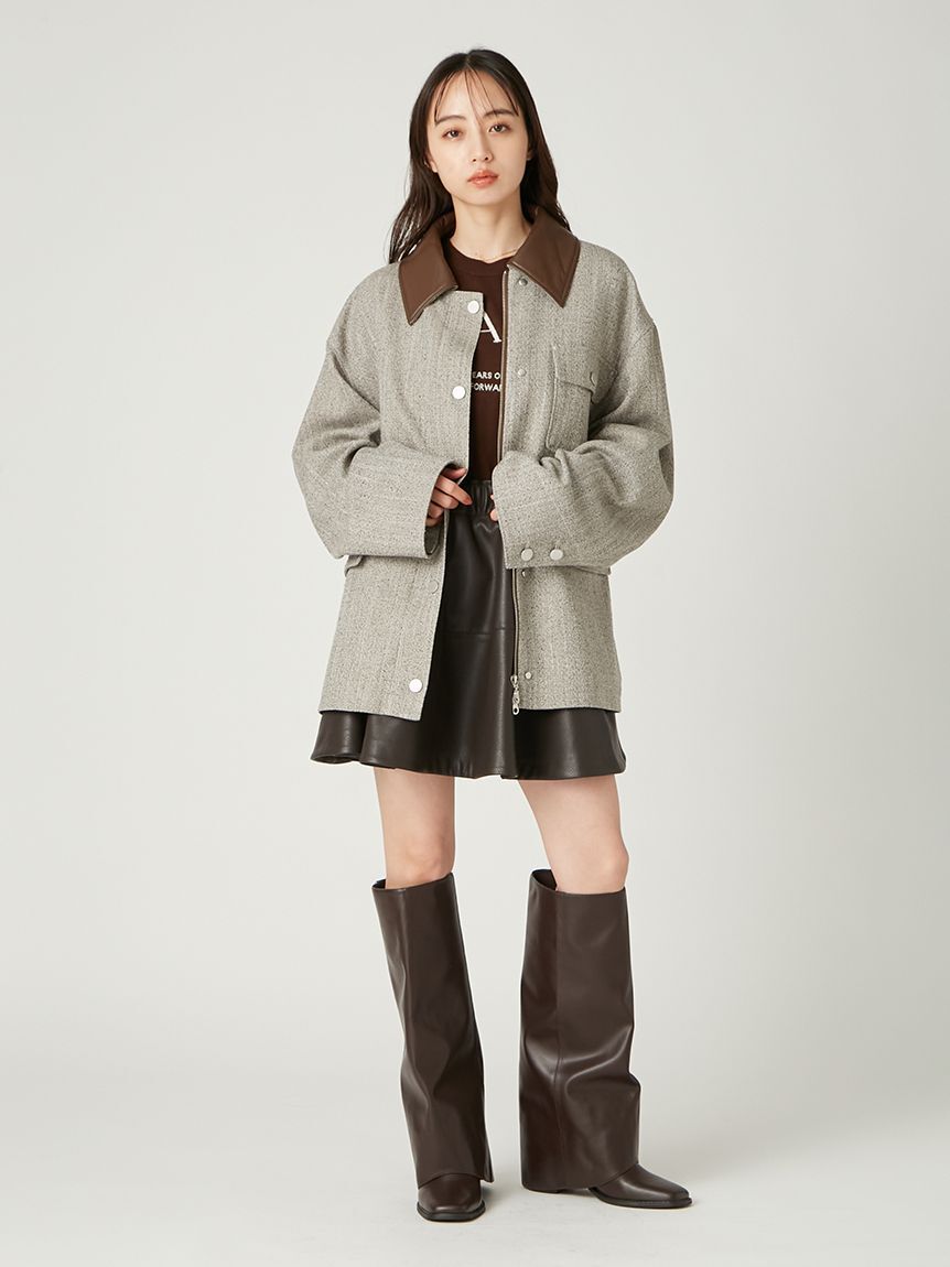 FRAY I.D「15thインターシャロゴニットプルオーバー」|ニット・セーター|