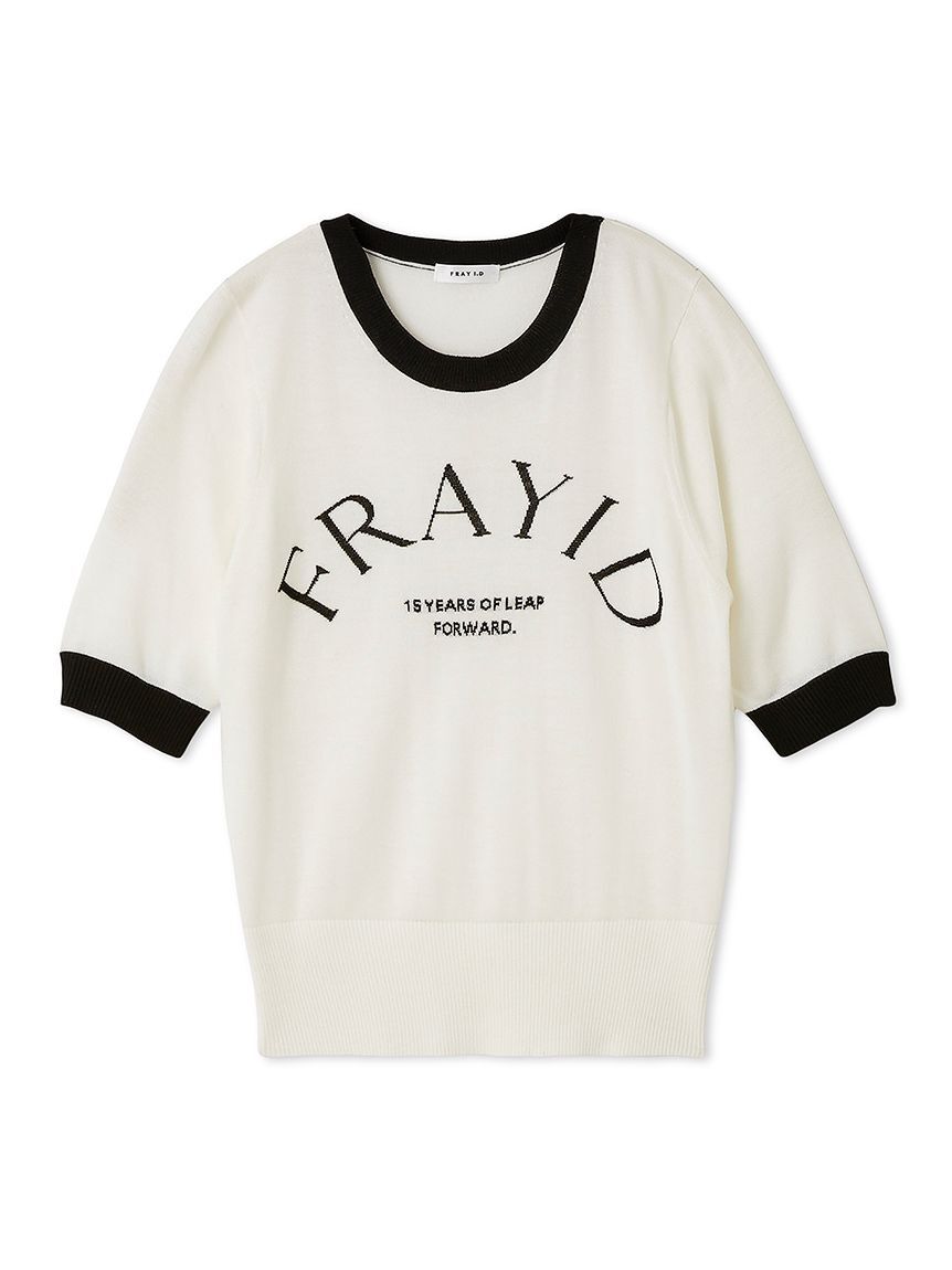 FRAY I.D「15thインターシャロゴニットプルオーバー」|ニット・セーター|