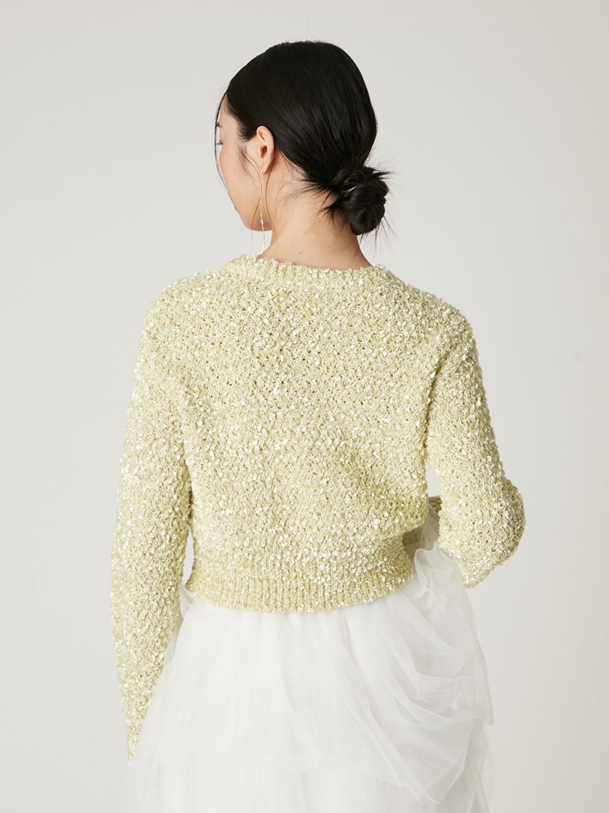 FRAY I.D「スパングルヤーンラメカーディガン」|カーディガン|