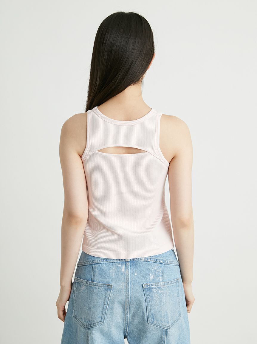 LILY BROWN Lingerie「【LILY BROWN Lingerie】カップインアメスリ/サントーニ」|タンクトップ|