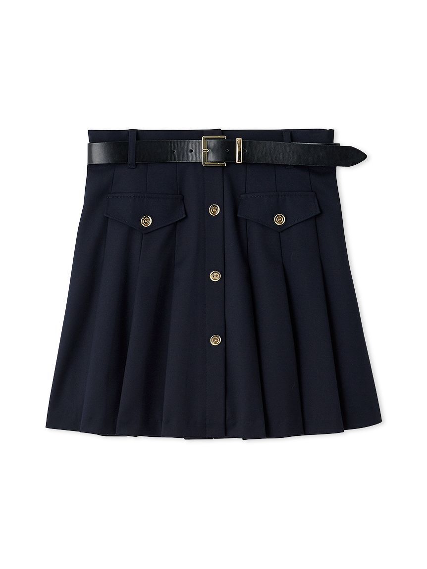 LILY BROWN「ベルト付きプリーツスカショーパン(Hearts2Hearts着用)」|その他|NVY