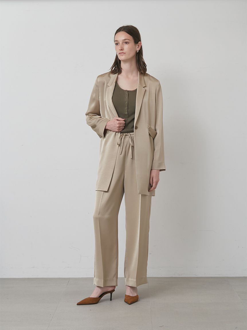 styling/「【セットアップ対応】ドローコードサテンパンツ」|その他|