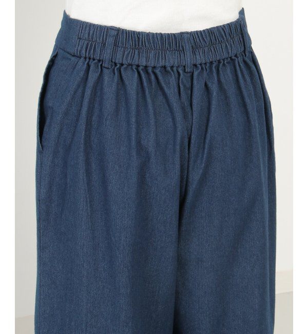 ikka「フロントタックワイドパンツ」|その他|