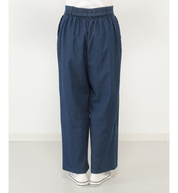 ikka「フロントタックワイドパンツ」|その他|