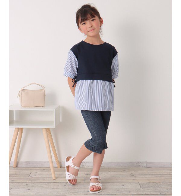 ikka kids「後ろフリルクロップドパンツ（120~160cm）」|その他|