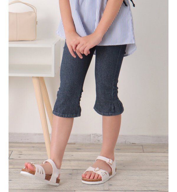 ikka kids「後ろフリルクロップドパンツ（120~160cm）」|その他|