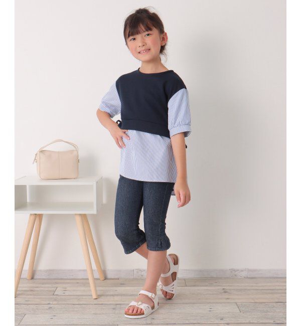 ikka kids「後ろフリルクロップドパンツ（120~160cm）」|その他|